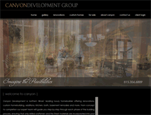 Tablet Screenshot of canyondevelopmentgroup.com